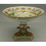 An Italian bowl with classic scene, height 12cm,