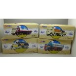 Four Corgi Classics model vehicles, 97162, 97840, 97942 and 97971,