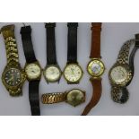 Wristwatches including Seiko and Mudu