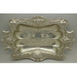 An Art Nouveau plated dish,