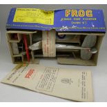 A Frog model single seat fighter plane, boxed,
