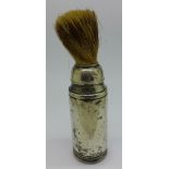 A silver shaving brush, Birmingham 1901,