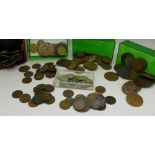 A collection of coins