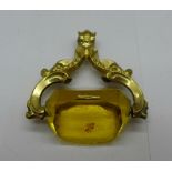 A Victorian swivel fob