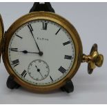 An Elgin full hunter pocket watch,