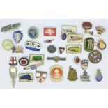 A collection of badges