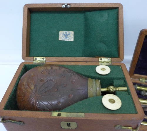Two cased medical instruments, one marked I & S Maw, No. 11, Aldersgate St. - Image 4 of 5