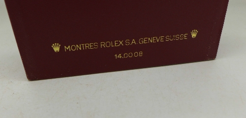 A red Rolex wristwatch box - Image 6 of 6