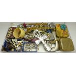Assorted items including jewellery and pens