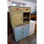 Three kitchen cupboards