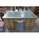 A Victorian pine desk
