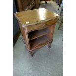 A French oak bedside table