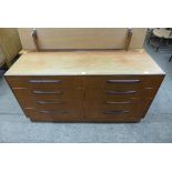 A G-Plan Fresco teak chest of drawers