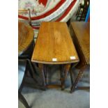 An oak barleytwist gateleg table