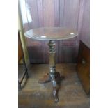 A Victorian mahogany wine table