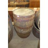 A whisky barrel