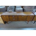 A teak sideboard