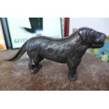 A cast iron nutcracker in the form of a dog,