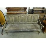 A George III oak settle