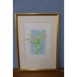 A Jane Strother limited edition print, Spring Tulips, numbered 7/30,