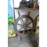 A ship's wheel