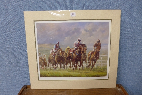 A signed Graham Ison limited edition print, Turning for Home,