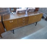 A teak sideboard