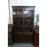 An Edward VII mahogany bookcase