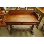 A Victorian mahogany washstand