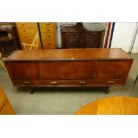 A teak sideboard