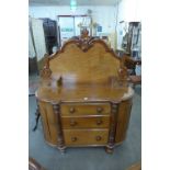 A Victorian mahogany chiffonier