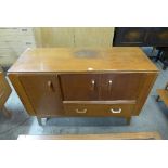 A teak sideboard