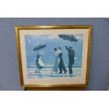 A signed Jack Vettriano print,