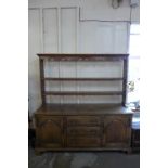 A George III style oak dresser