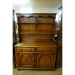 An oak dresser