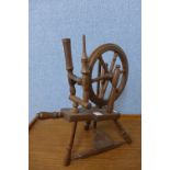 A small spinning wheel