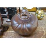 A Chinese hardwood Buddha