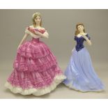 A Royal Worcester figure and a Brompton Cooper figure,