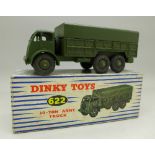 A Dinky Toys 622 10-Ton Army Truck,