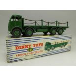 A Dinky Toys 905 Foden Flat Truck with chains,