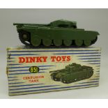 A Dinky Toys 651 Centurion Tank,