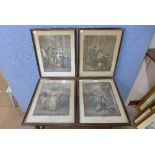 A set of four Cries of London prints