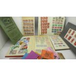 A collection of stamps;