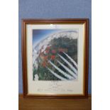 An Arthur Gibson print of the Red Arrows,