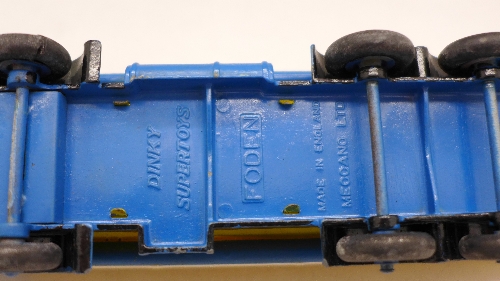 A Dinky Supertoys blue and yellow Foden Petrol tanker - Image 4 of 4