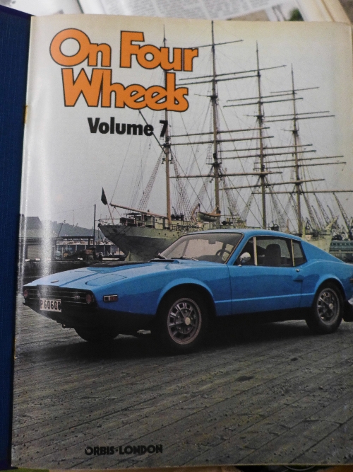 Ten volumes of On Four Wheels magazine and a box of car related books - Image 2 of 3