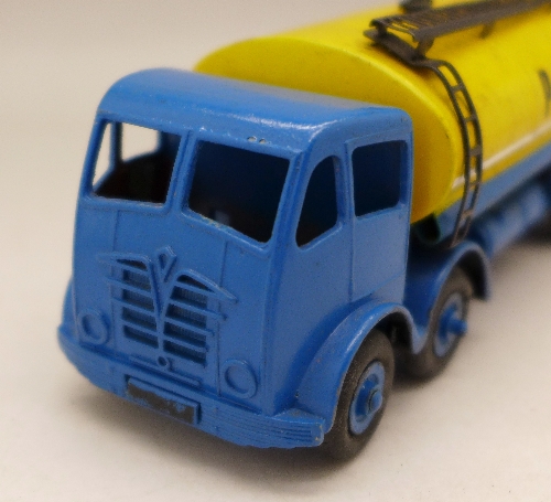 A Dinky Supertoys blue and yellow Foden Petrol tanker - Image 2 of 4