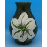 A Moorcroft vase, 13.