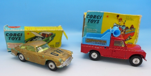 A Corgi Toys Aston Martin DB4 in a 309 Competition model box, - Image 2 of 3