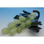 A bunch of jadeite 'grapes',